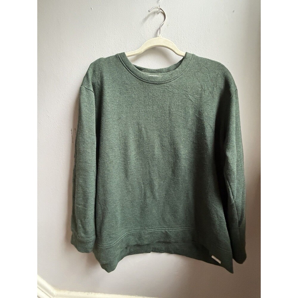 Orvis Classic Collection Crewneck Sweatshirt Women's M Green Modal Blend Soft
